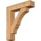 Ekena Millwork Balboa Block Smooth Bracket w/ Offset Brace, Western Red Cedar, 7 1/2"W x 32"D x 36"H BKT0806X32X36BOA05SWR - alternate 1